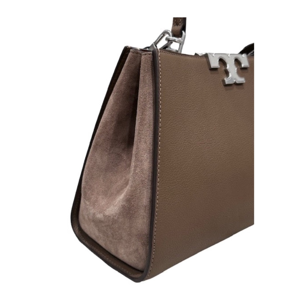 Tory Burch Eleanor Pebbled Leather Satchel - Picture 3 of 5